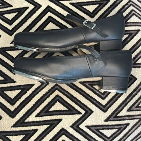 Bloch Ladies Tap-On Leather Tap Shoes Mary Jane Size 4 - Picture 6 of 8